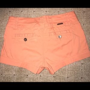 BKE Mollie orange shorts, waist 29”